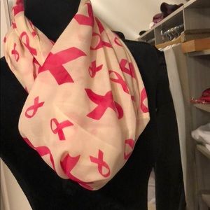 Breast cancer infinity scarf